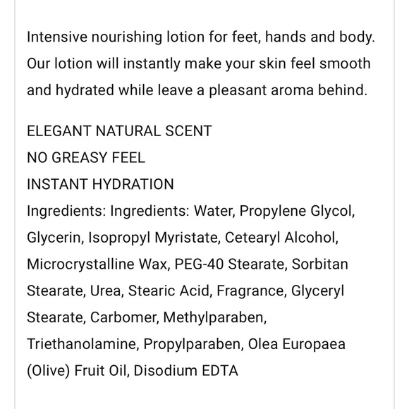 *NEW* CODI NEW YORK OLIVE HAND & BODY LOTION 25oz - Picture 2 of 6